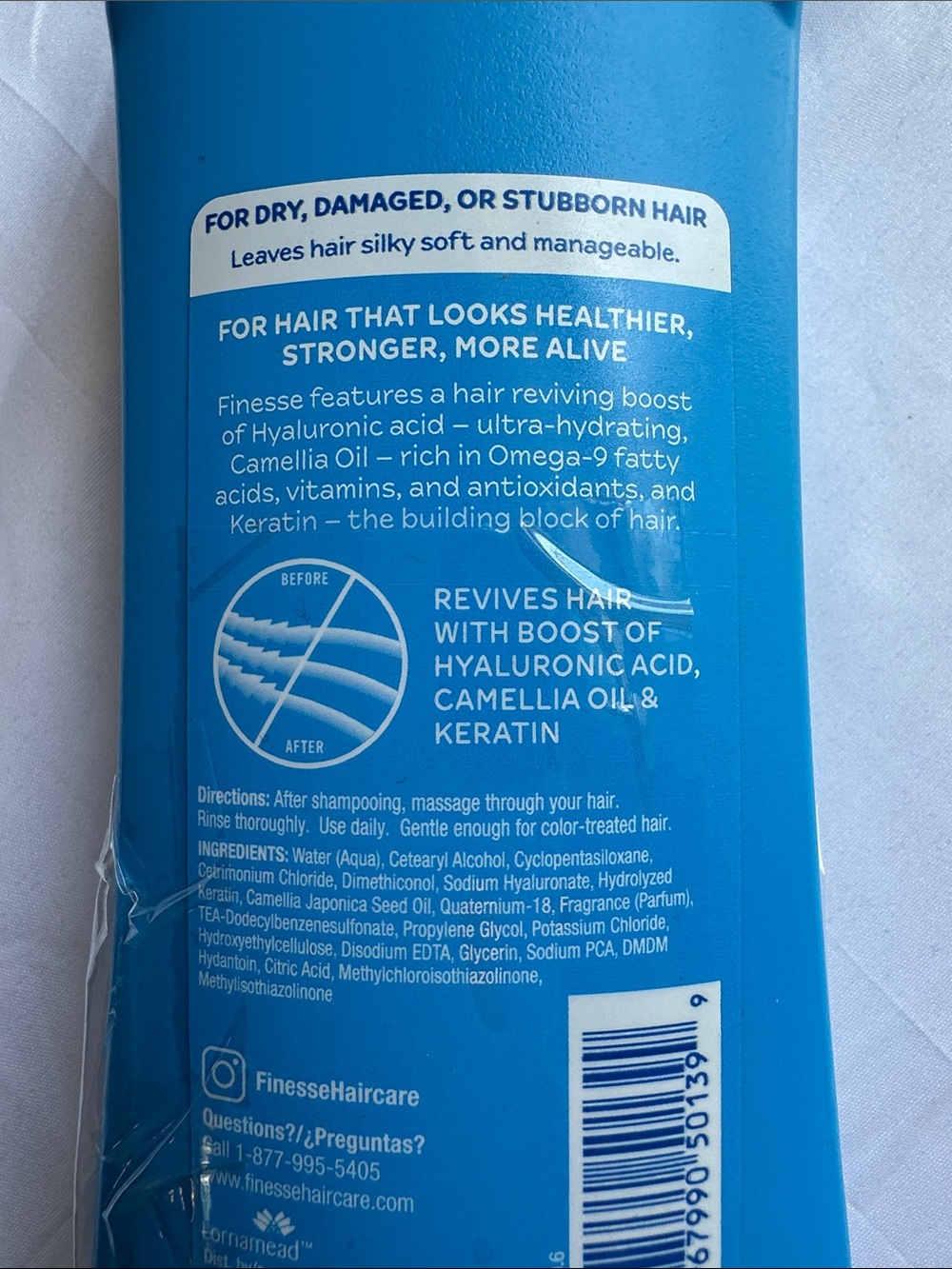 Finesse Restore + Strengthen Moisturizing Conditioner Hyaluronic Acid NWT - Picture 4 of 5